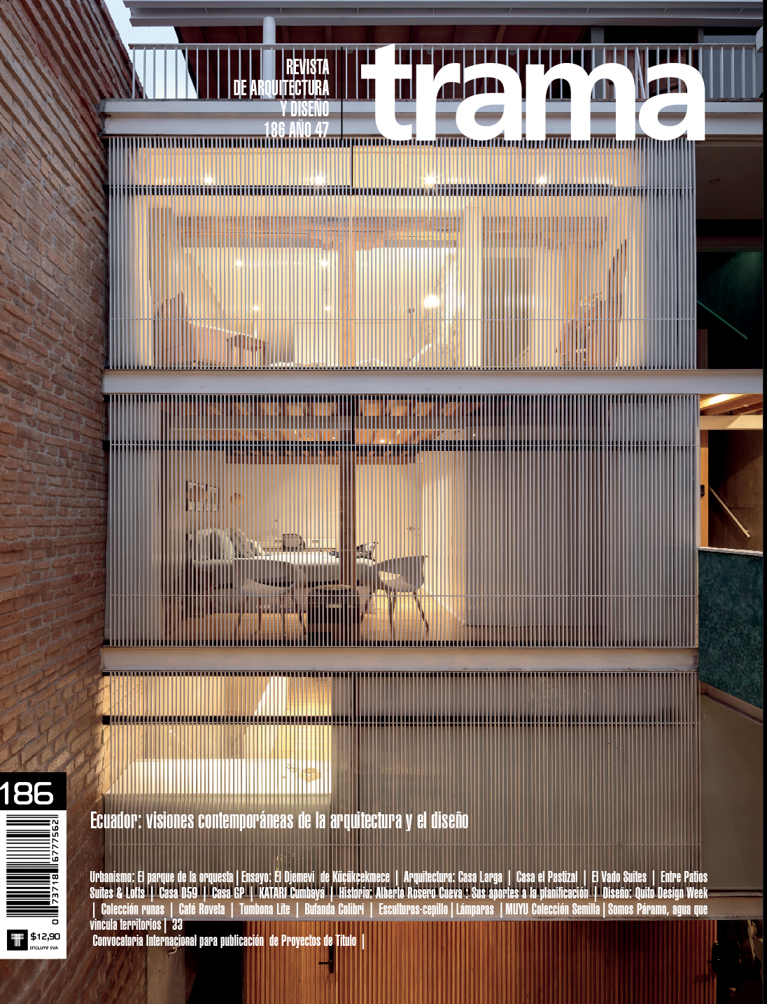 Trama 186: Visiones contemporáneas de la arquitectura y el diseño